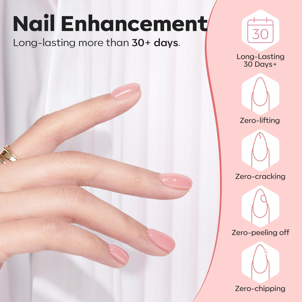 Modelones Builder Nail Gel helps attach tips for secure extensions.