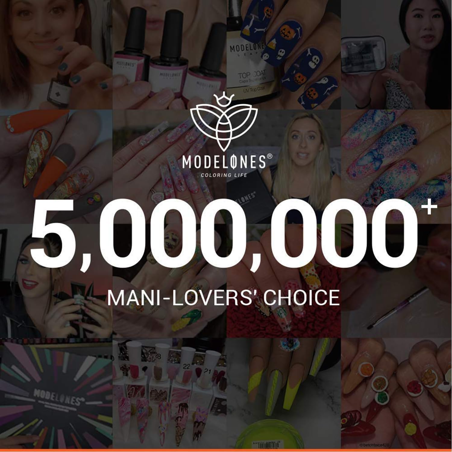 Caja de presentación Modelones para manicura DIY