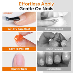 Modelones cambio de manicura fácil, cambia estilos sin dañar uñas.