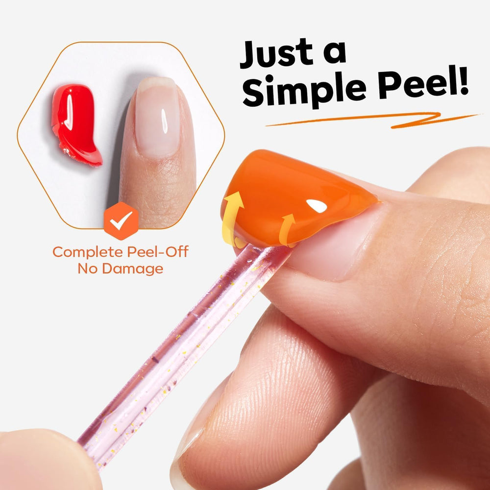 Modelones capa superior gel brillo, acabado espejo y mayor resistencia a chips.