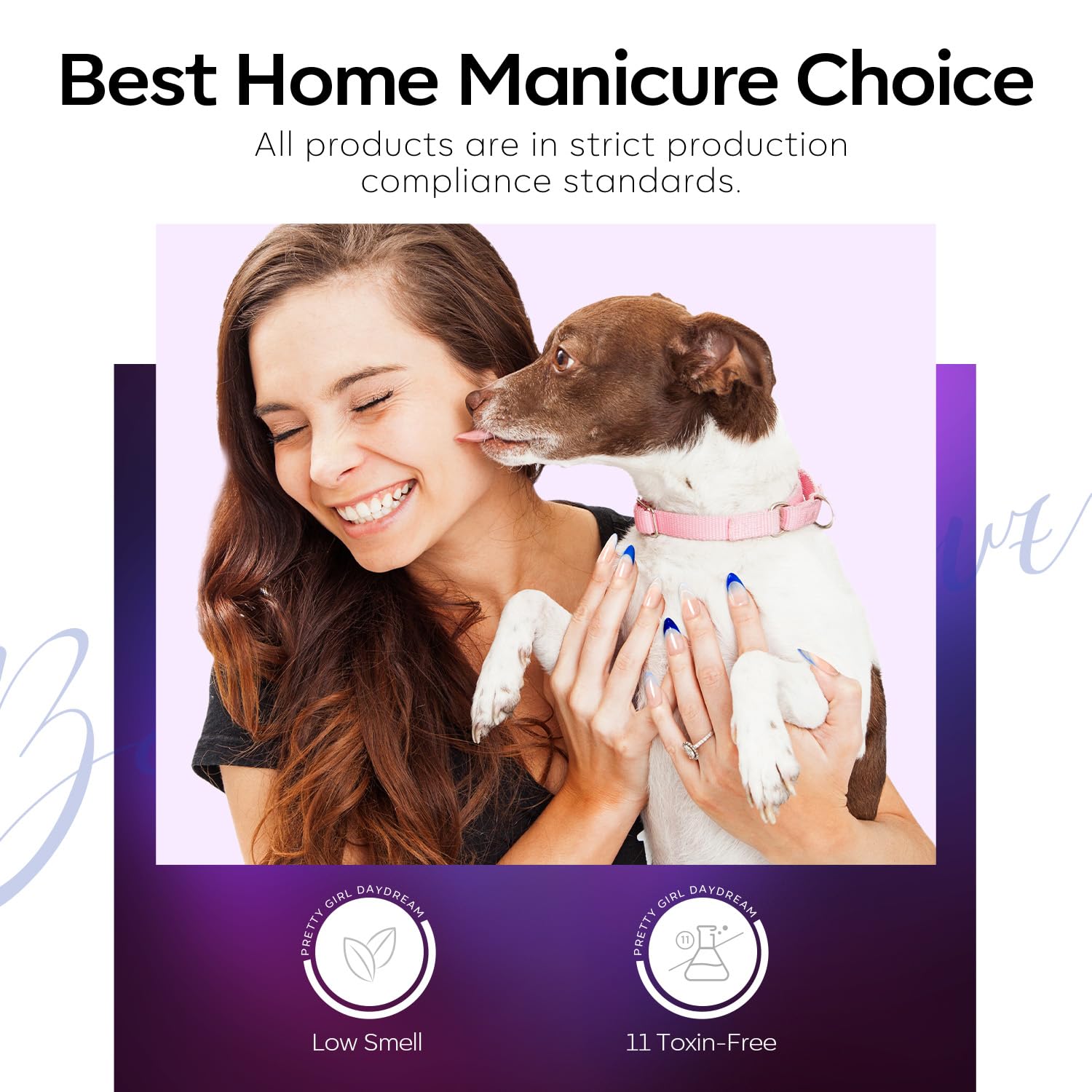 Lámpara LED incluida para curado rápido y uniforme.