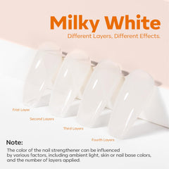 Modelones cobertura de imperfecciones en uñas dañadas para aspecto uniforme.