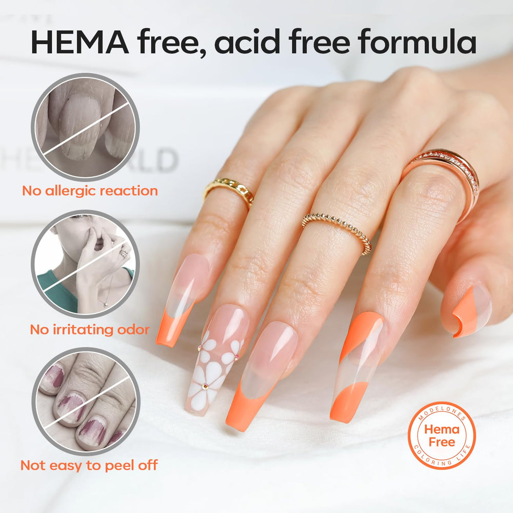 Modelones compatibilidad con marcas profesionales para acrílico y gel.