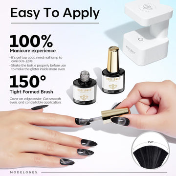 Modelones compatible con cualquier color base para cat-eye.