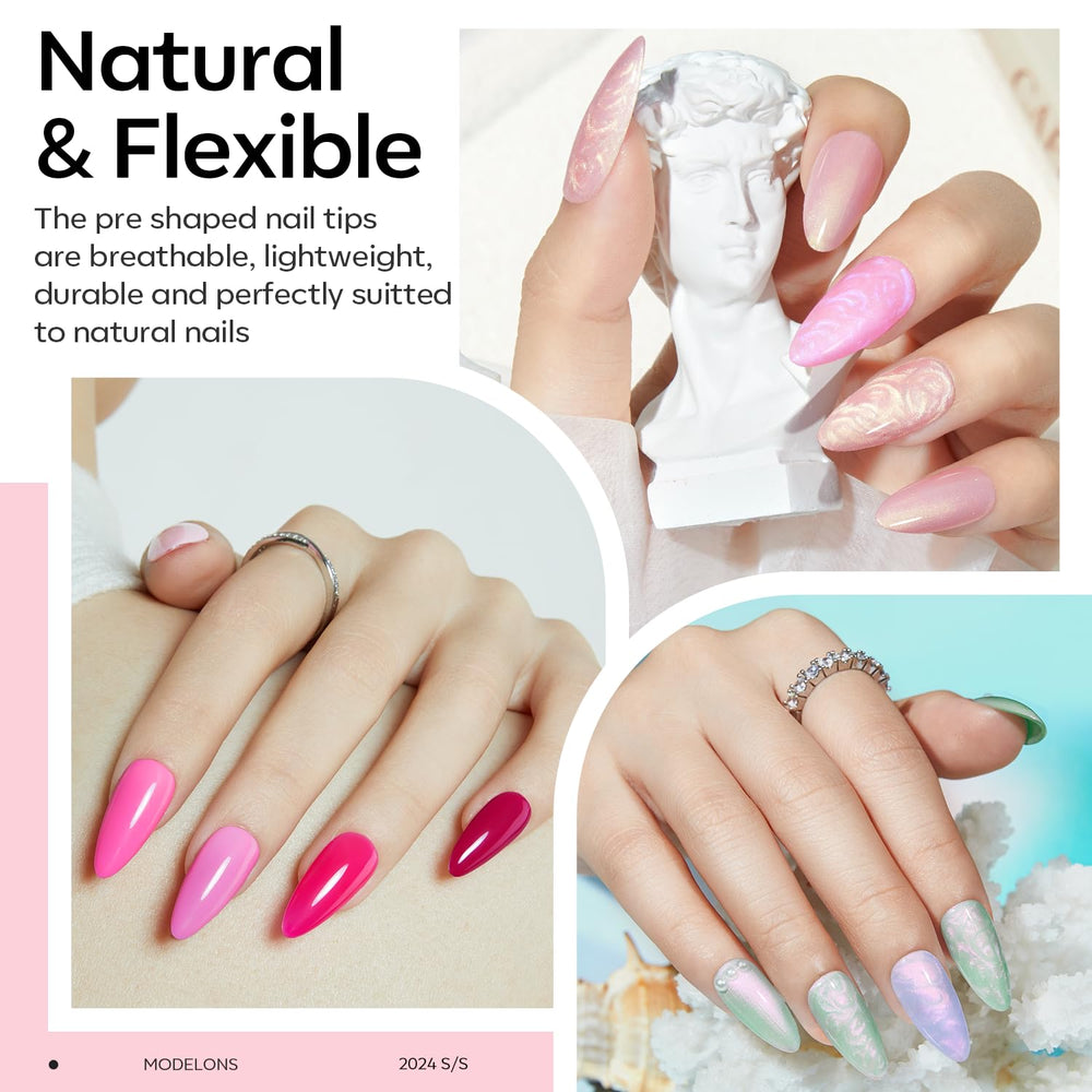 Modelones corta-uñas para tips de extensión con precisión.