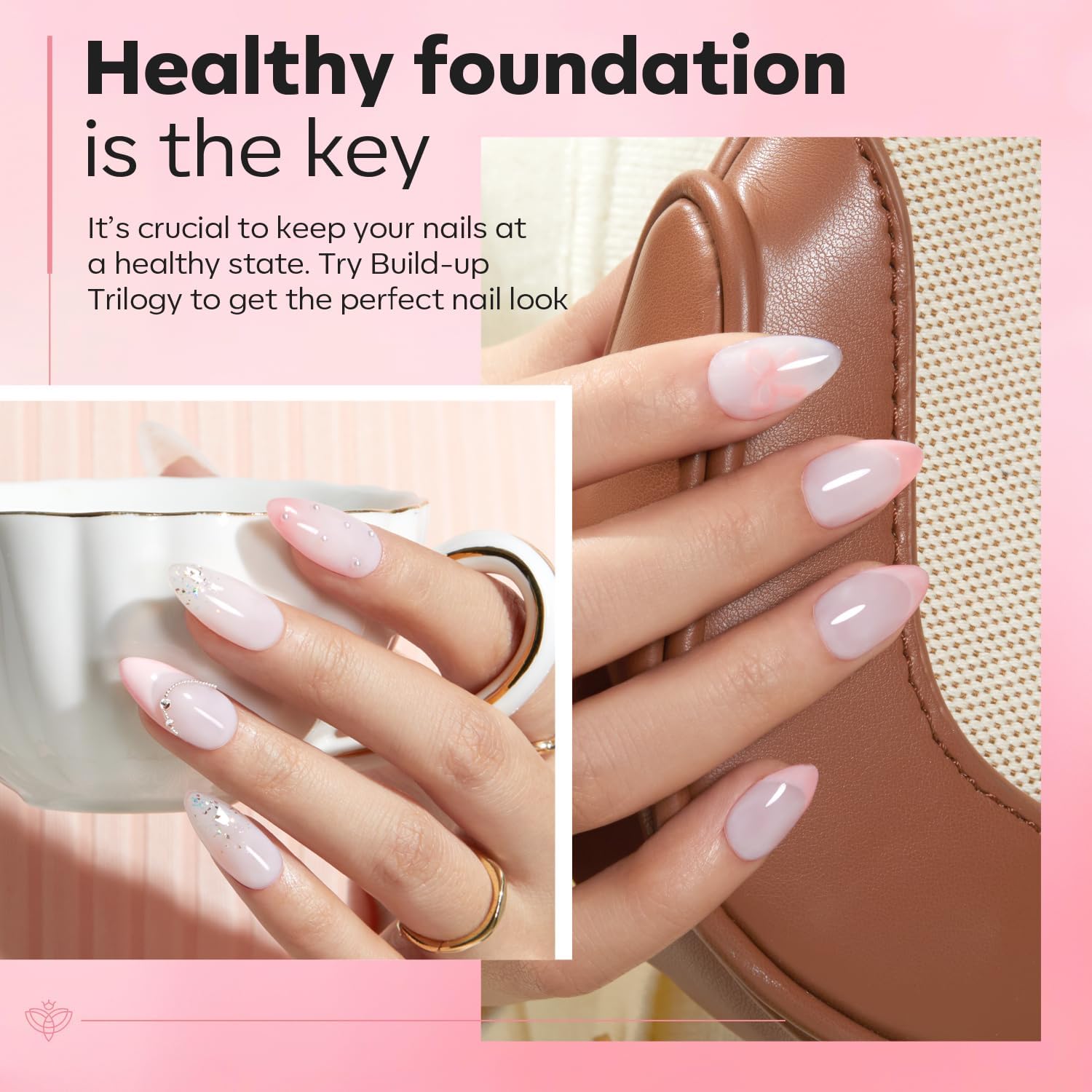 modelones curado con lámpara led para fijar la capa