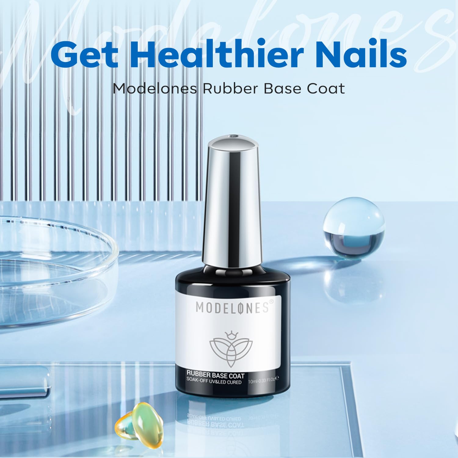 Modelones curado con UV/LED para un secado rápido y duradero.