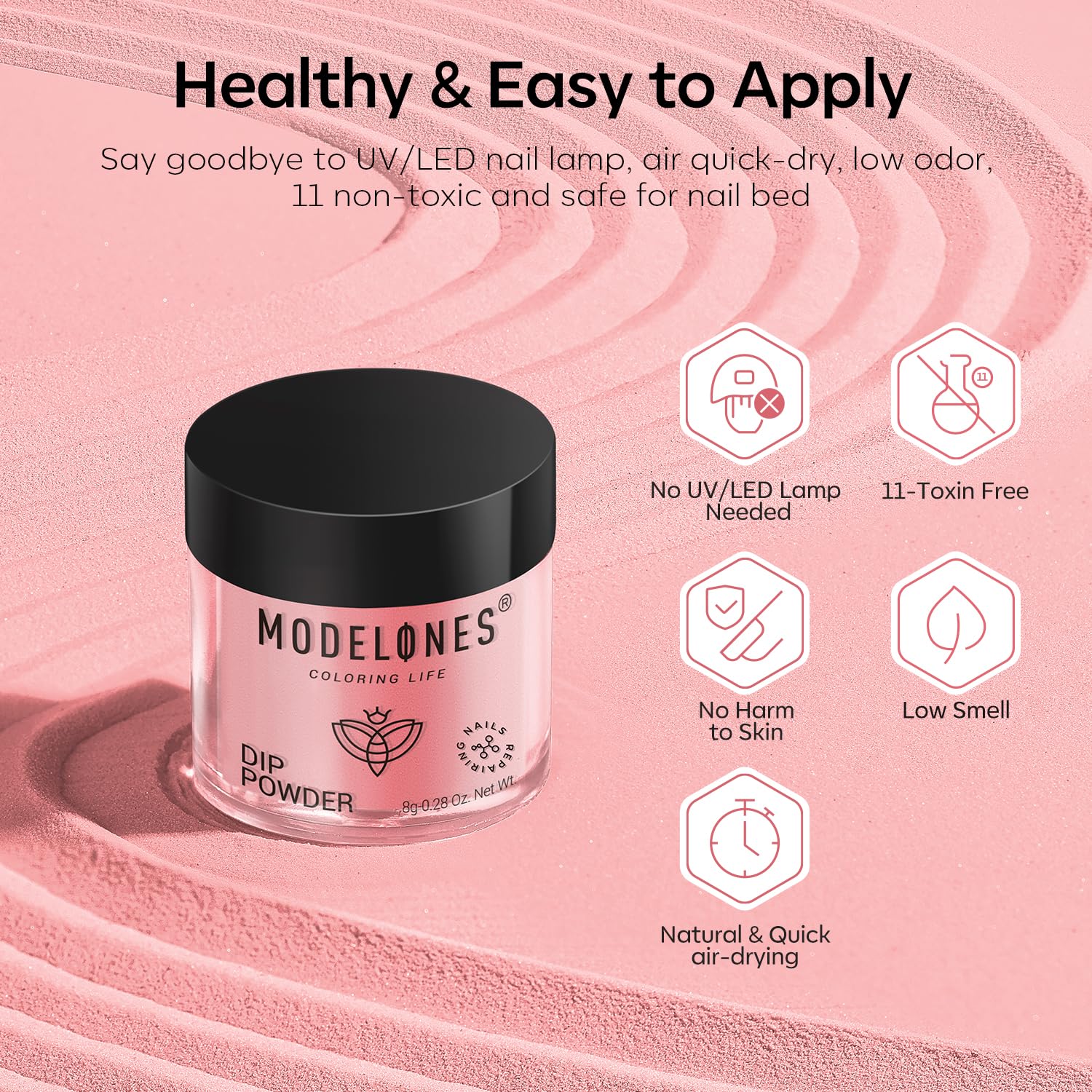 Capa superior de Modelones para brillo y protección de la terminación.