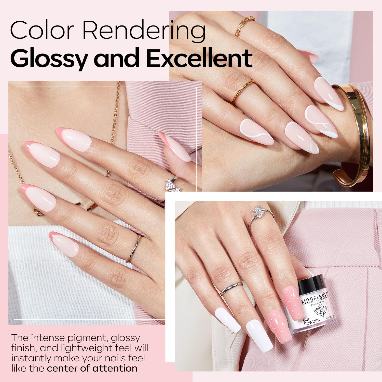 Conjunto de líquidos fijador de Modelones para adherencia y acabado profesional.