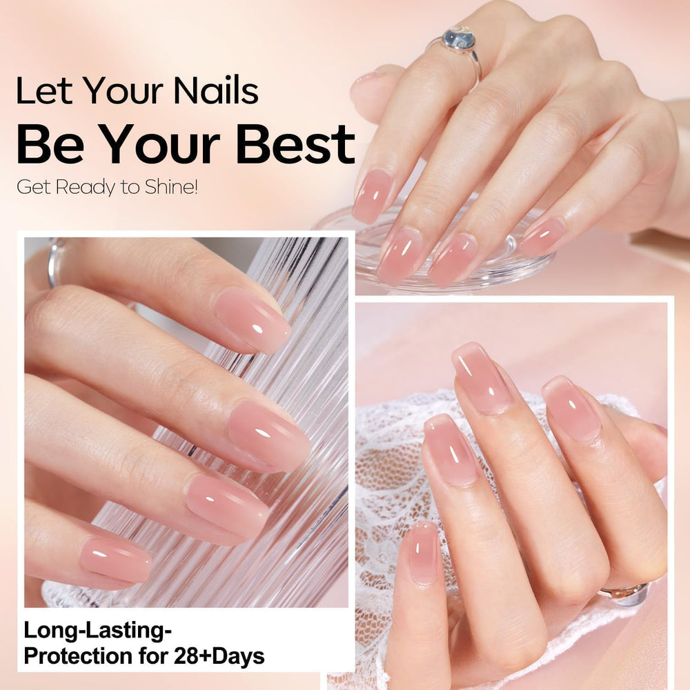 Modelones UV soak-off gel compatible with bubble bath base