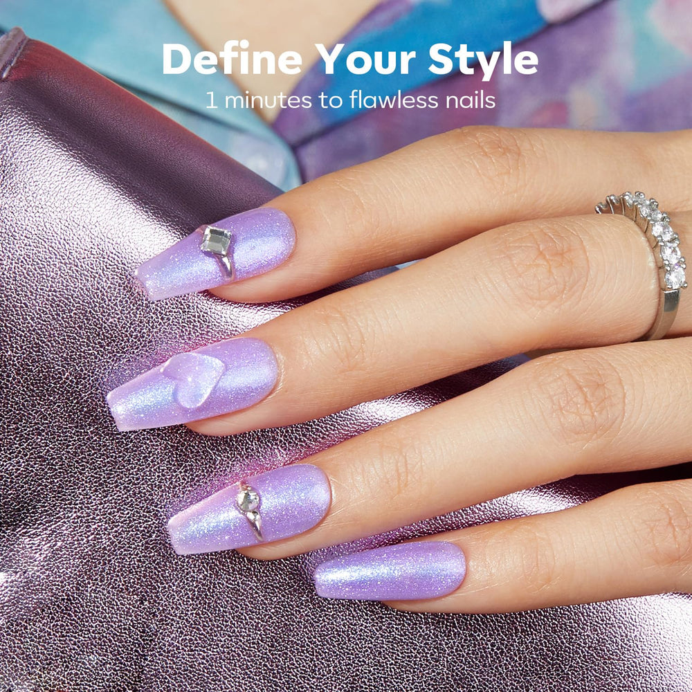 Modelones Chameleon Verde: acabado vibrante y secado rápido para uñas