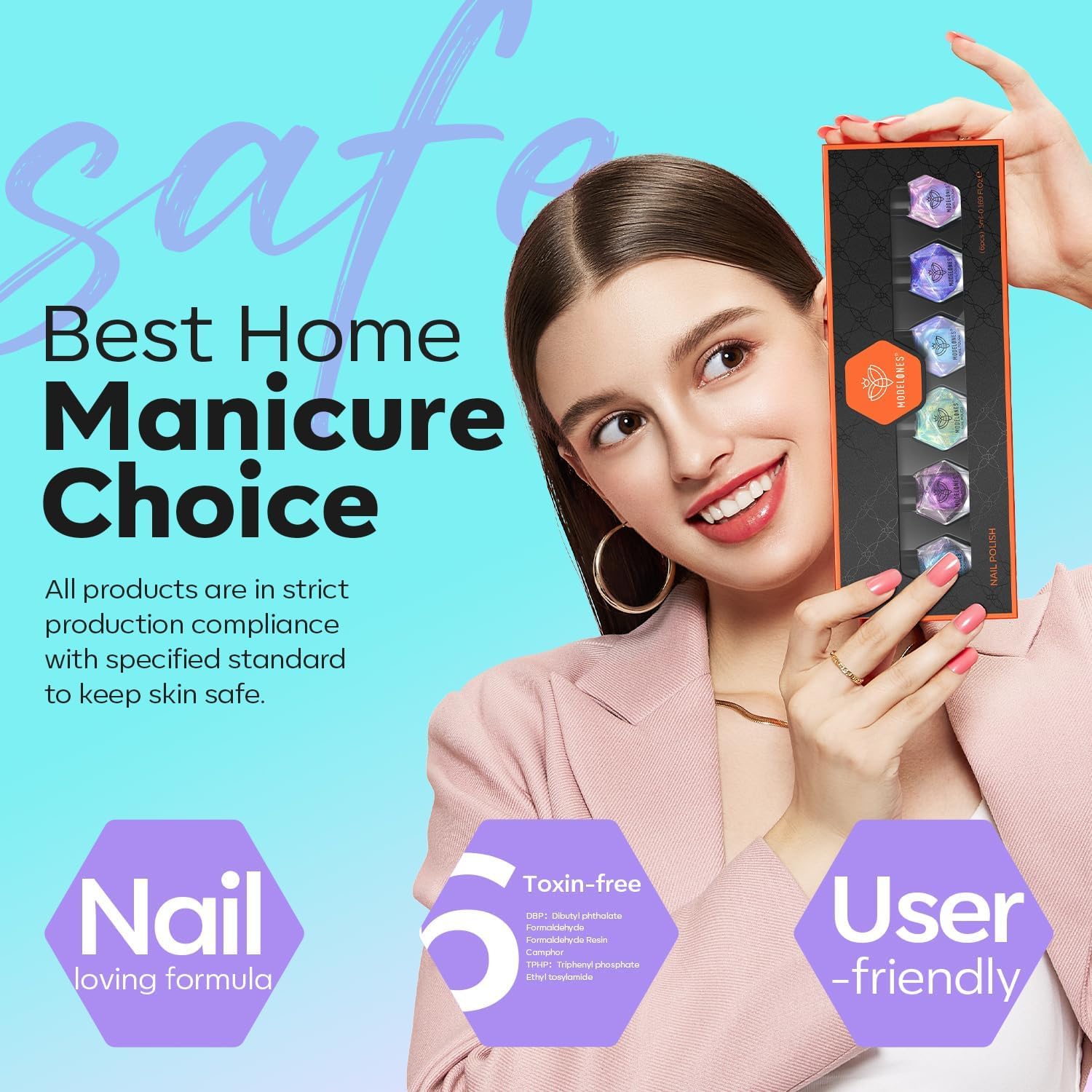 Modelones Esmalte 5 ml: tamaño compacto para practicar y mezclar