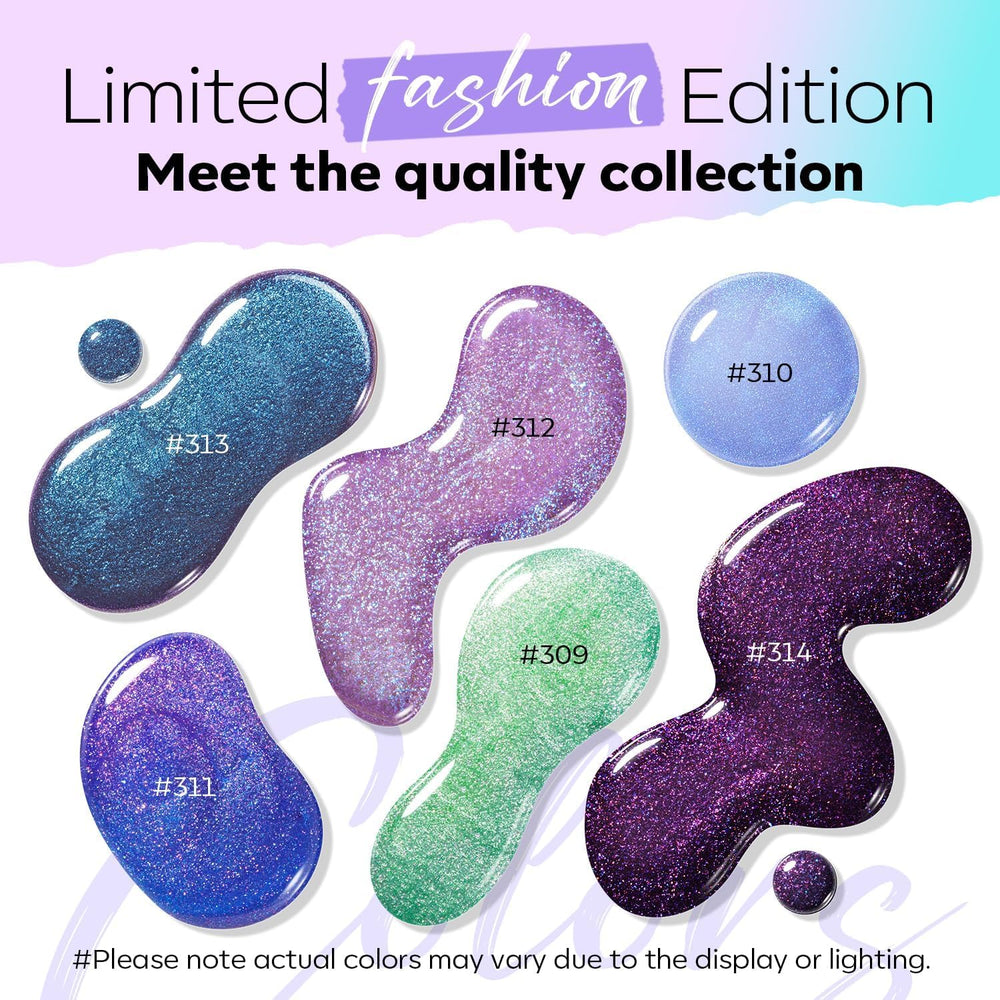 Modelones Chameleon Efecto Holográfico: destellos multirreflejo en cada capa