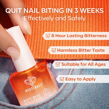 Modelones esmalte deterrente, apto para 1 año en adelante.