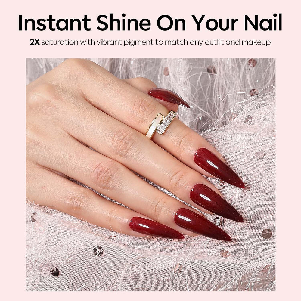 modelones esmalte gel con brocha Easy-Glide para aplicación suave