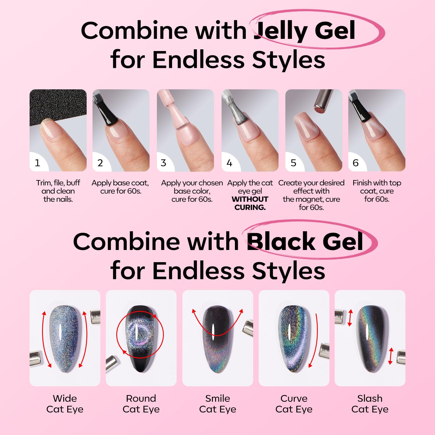 Esmalte gel de Modelones con aplicación suave y fácil