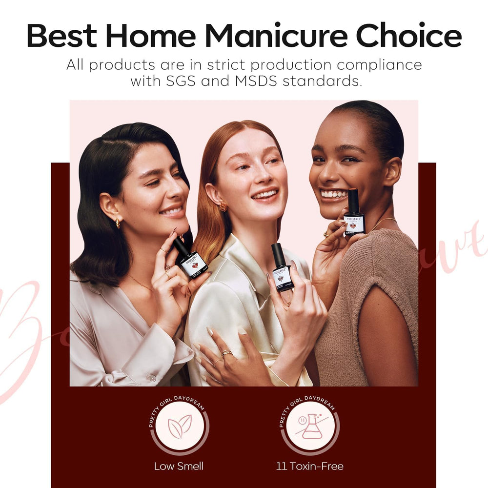 modelones esmalte gel con efecto holo sutil