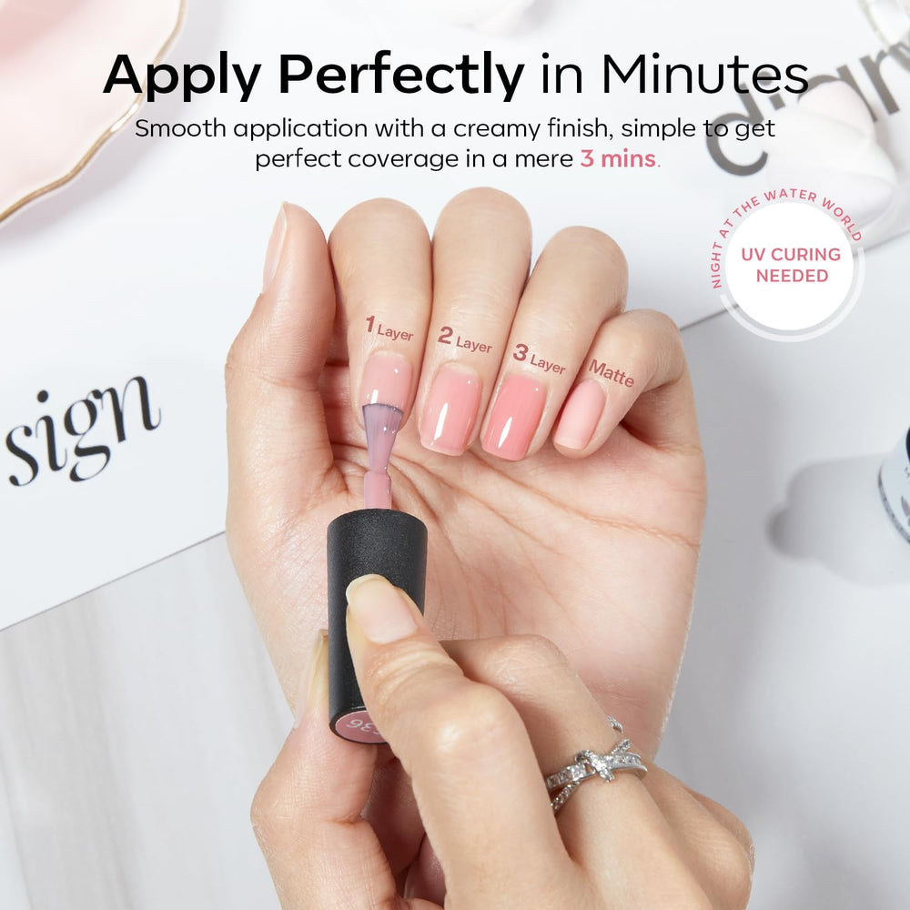 Modelones gel jelly acabado brillante, duradero con aplicación adecuada.