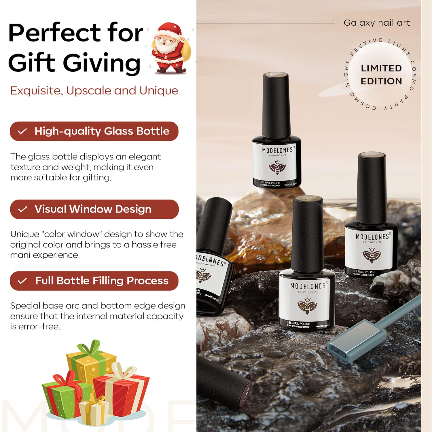 Modelones gel juego completo para estilo glam en casa