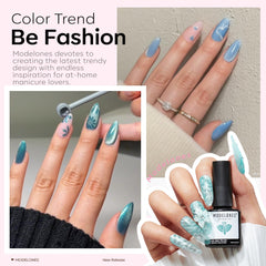 Modelones esmalte gel ojo de gato con efecto magnético para diseños únicos