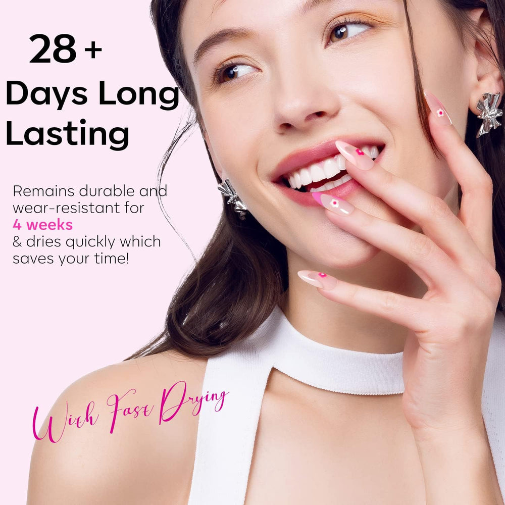 Modelones esmalte gel rosa neón para manicura llamativa