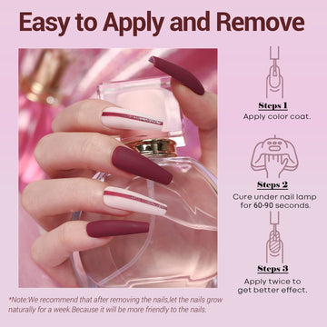 Modelones esmalte gel Rosa Pastel para uñas delicadas y de larga duración