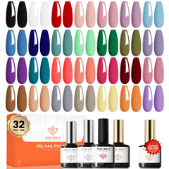 Modelones paleta de 28 colores en gel para looks duraderos