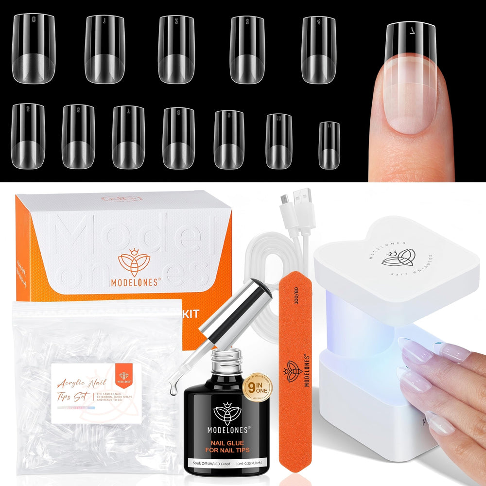 Modelones extensión gel uñas: extensión duradera para look natural