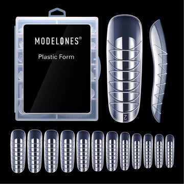 Modelones: formas duales para gel de extensión, opción para uñas duraderas y naturales.