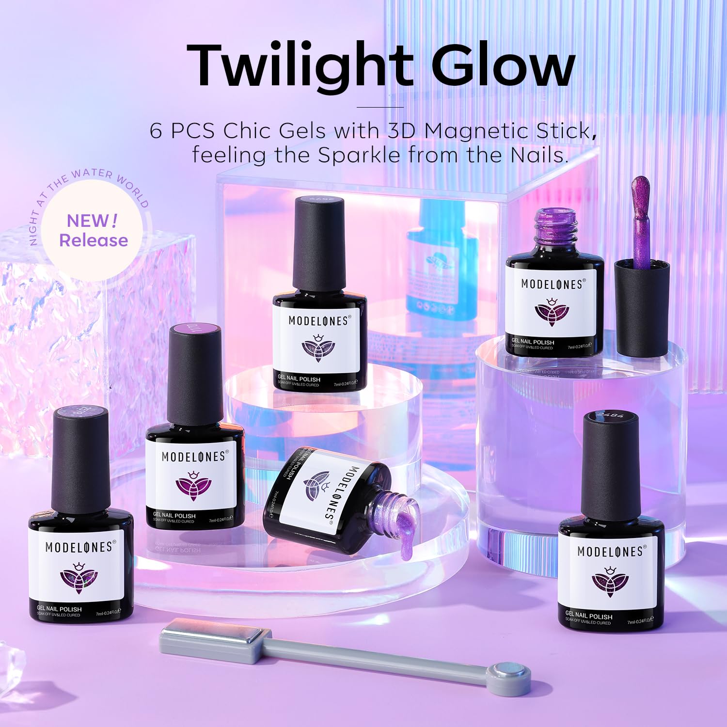 Modelones fórmula natural de bajo olor para uñas