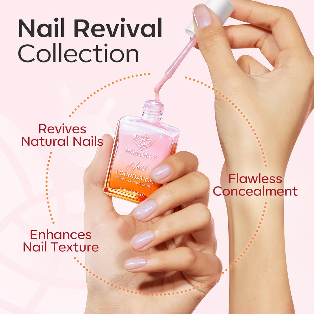 Modelones: fórmula segura con aceite de onagra y keratina para uñas.