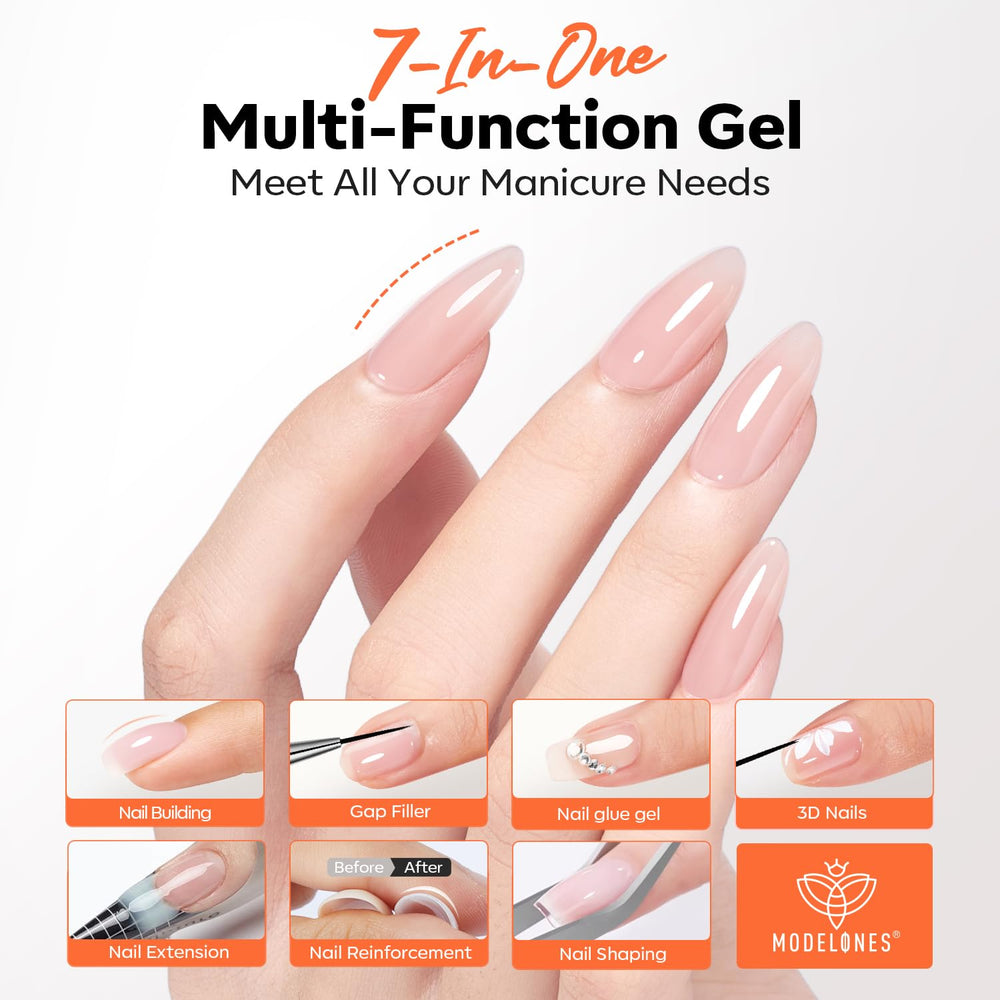 Modelones arte 3D de uñas gracias al gel y curado controlado