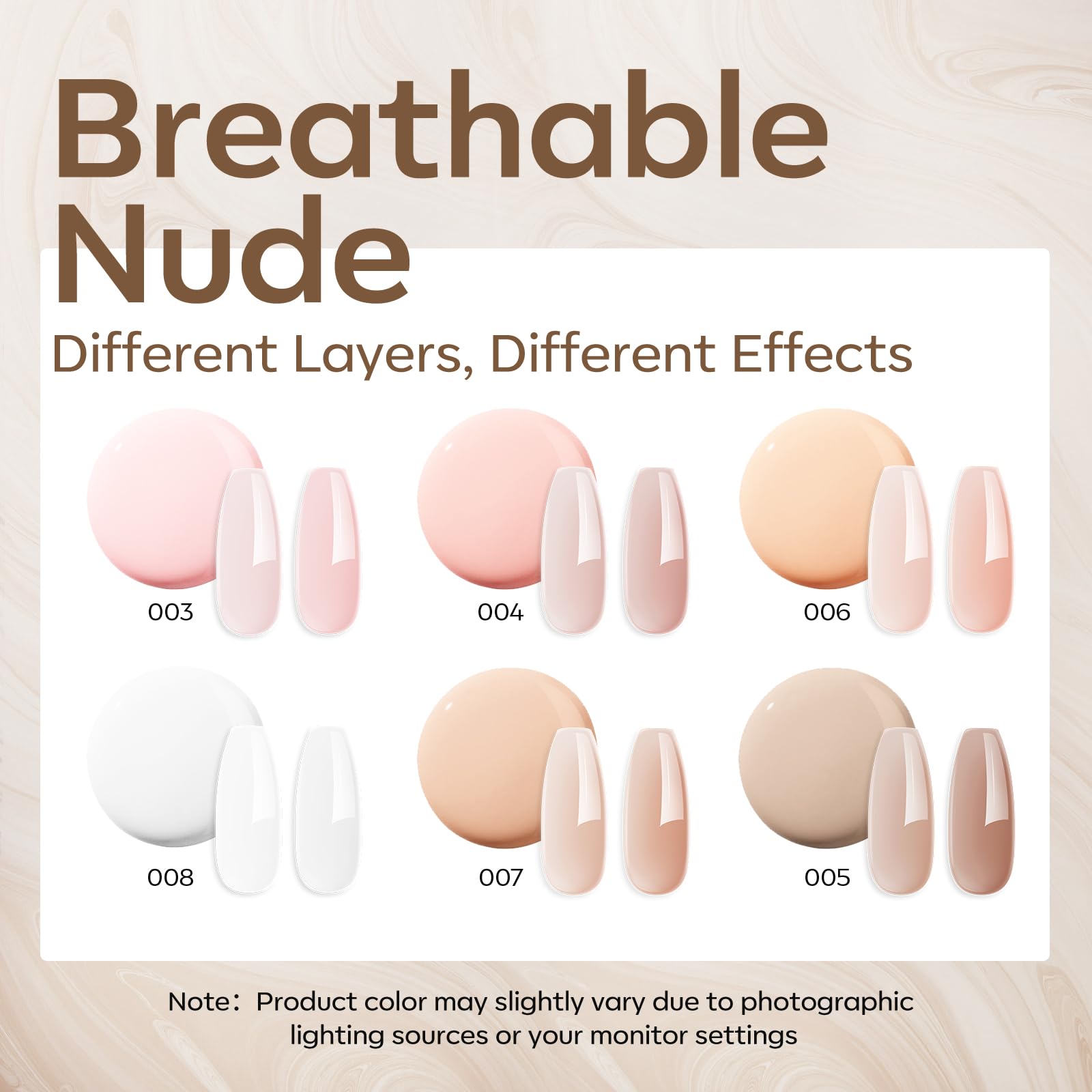 Modelones gel con brocha integrada para aplicación uniforme