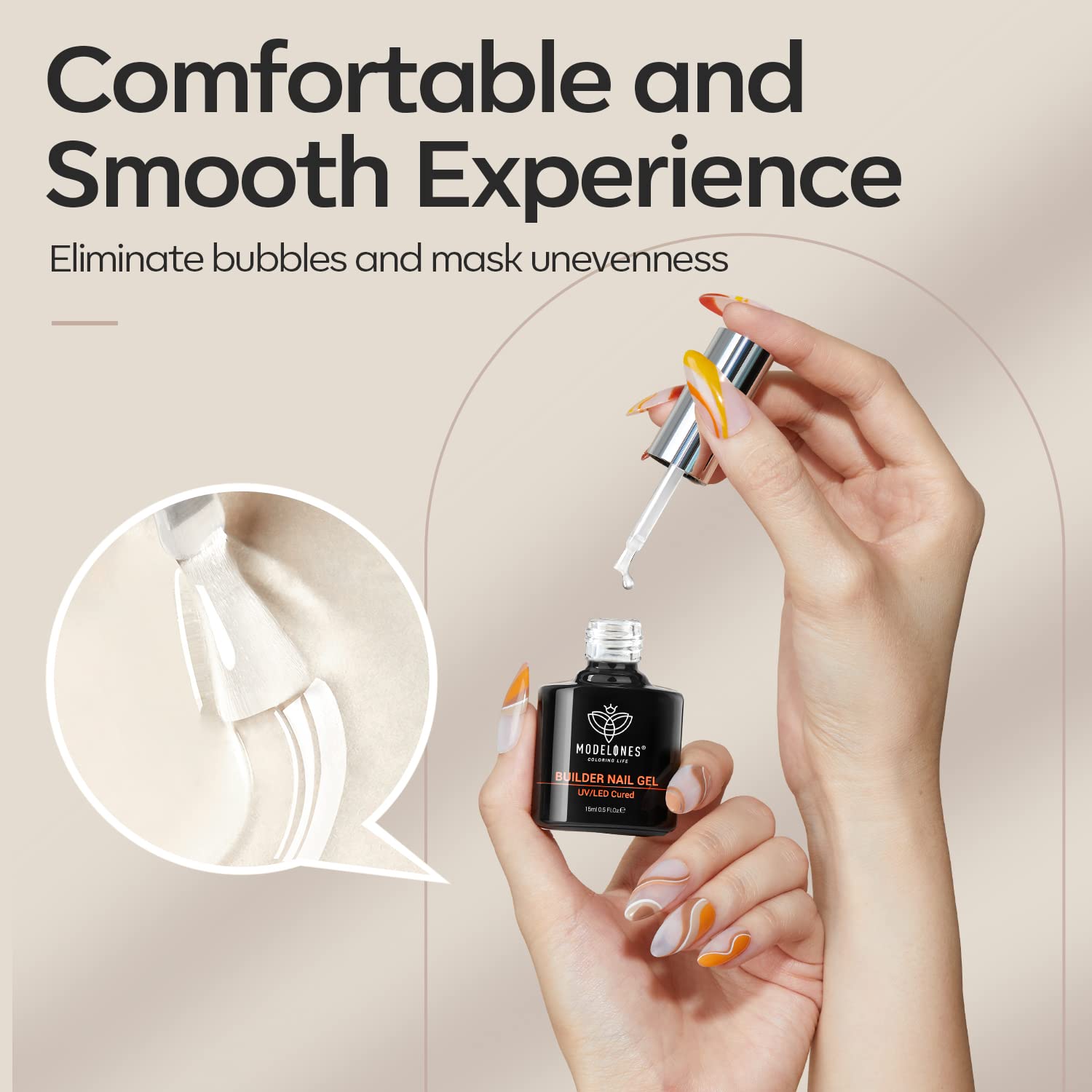 Modelones gel construcción duradera y de larga duración.