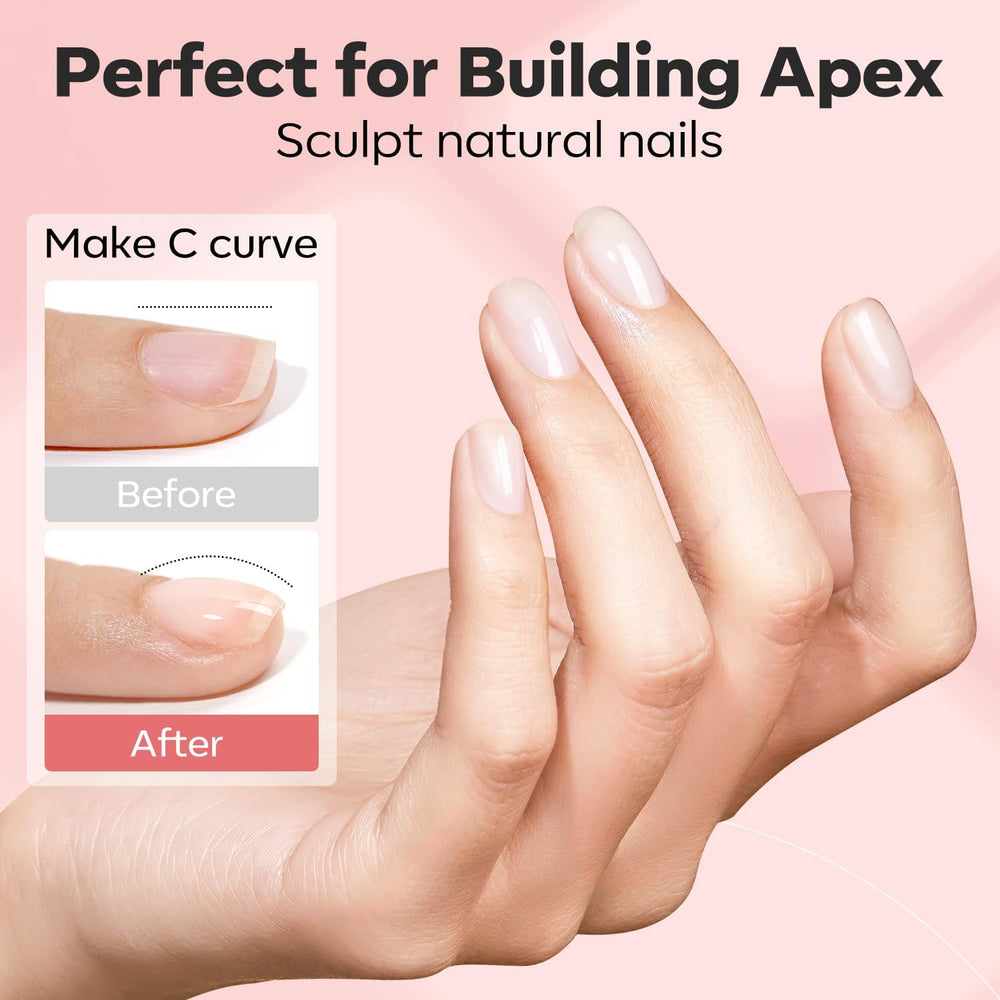 Modelones gel construcción uñas: aporta grosor y soporte con acabado uniforme