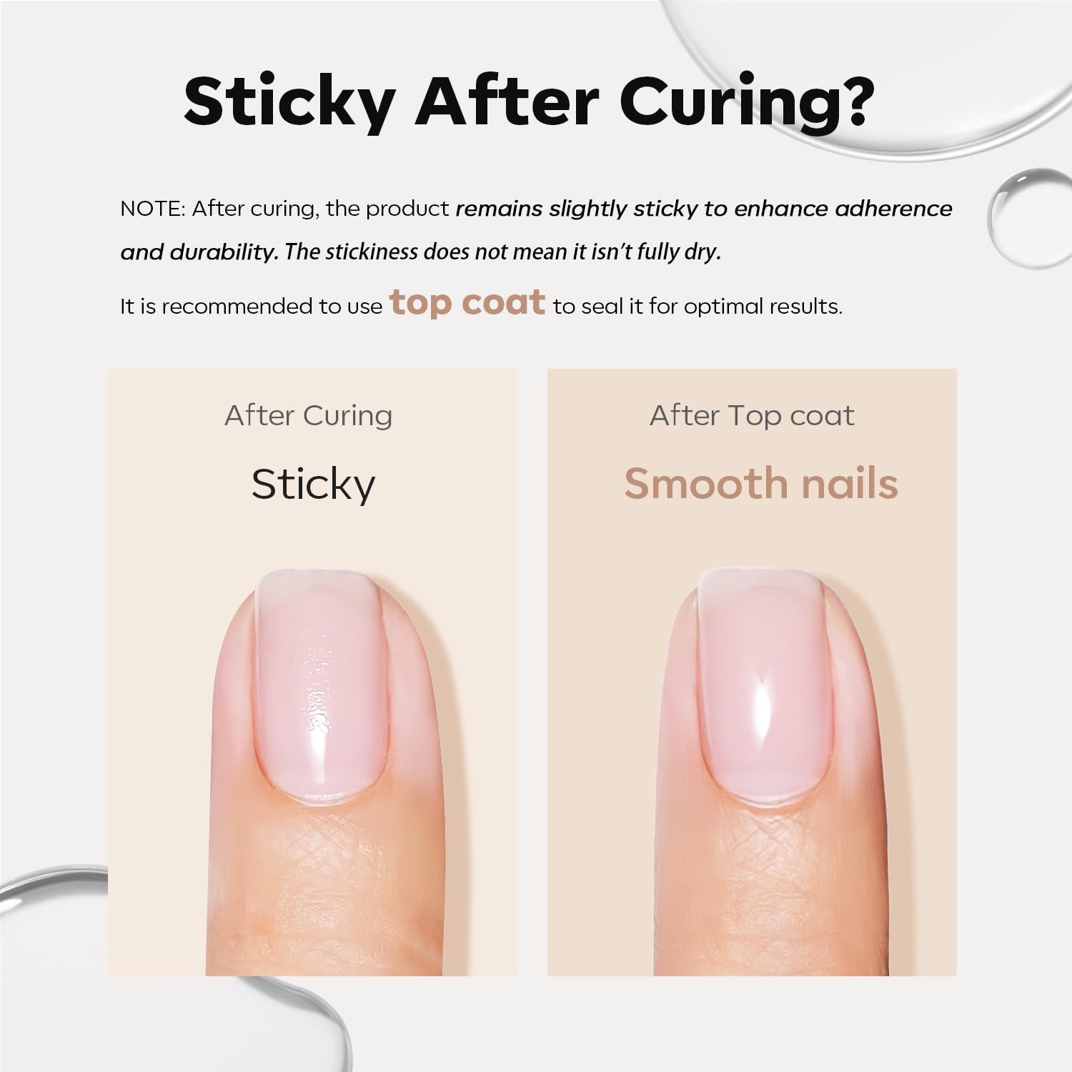 Modelones gel construcción se cura en UV/LED rápido.