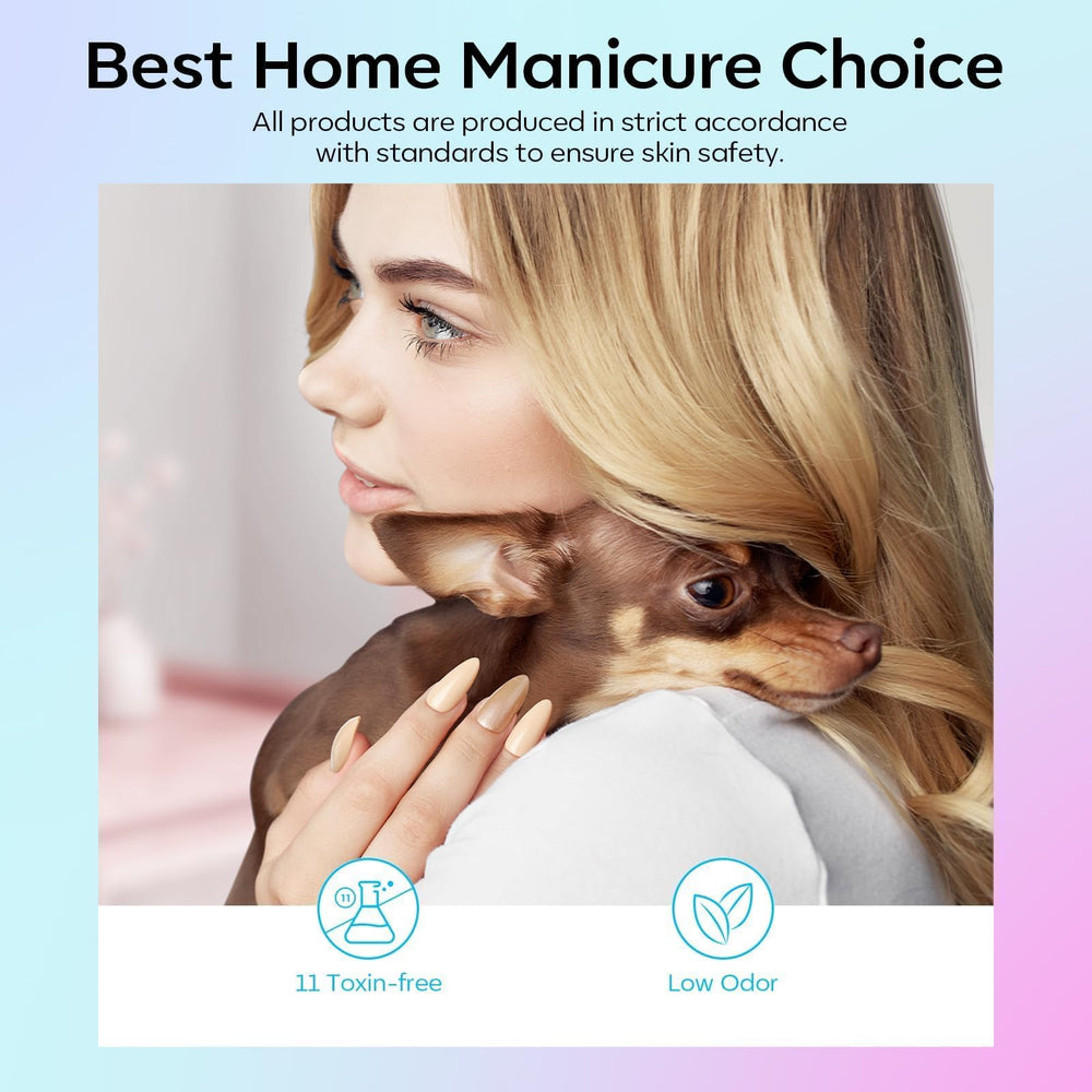 Modelones LED curing demo shows quick, durable shine after gel application.