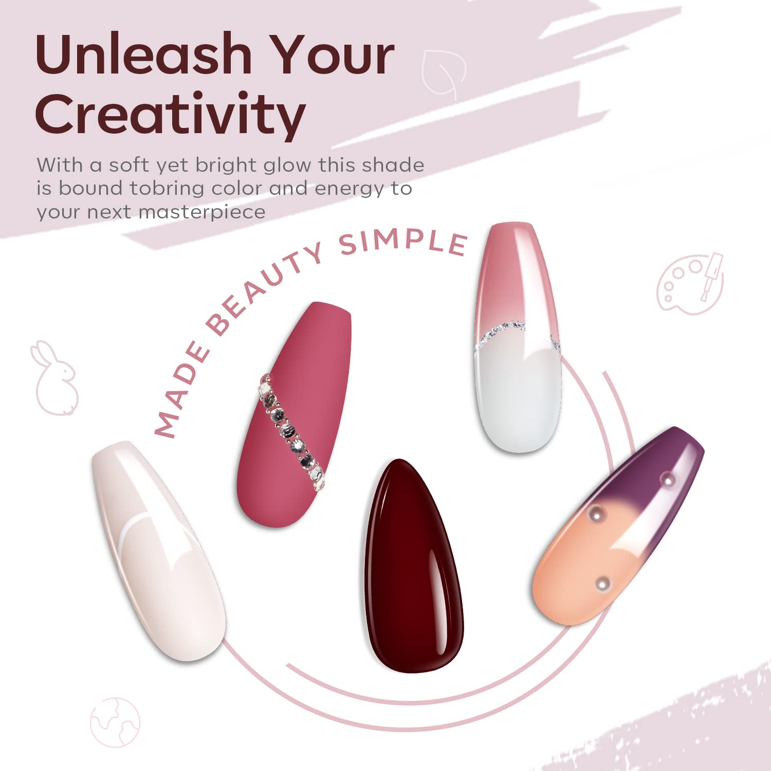 Modelones gel poligel facilita la aplicación casera para principiantes.