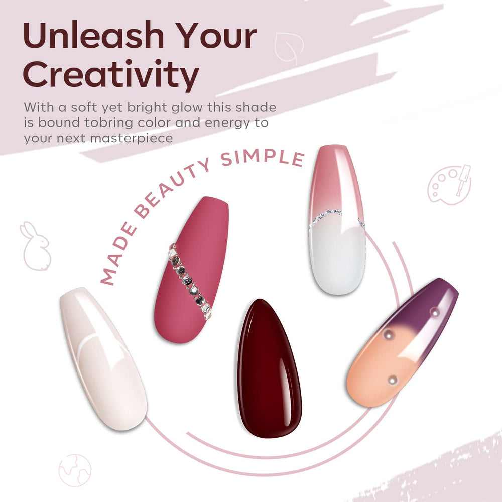 Modelones gel poligel facilita la aplicación casera para principiantes.