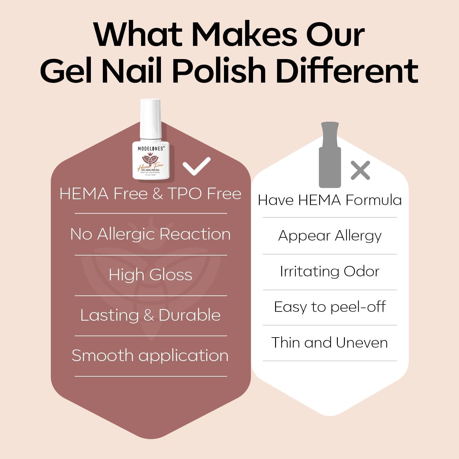 Modelones neutral tones pair with polka dot nail art ideas.