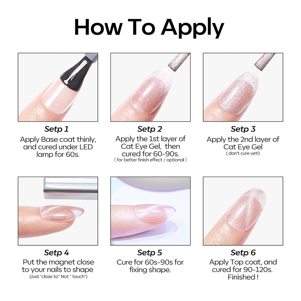 Modelones instrucciones: prueba cutánea y uso con base y capa superior