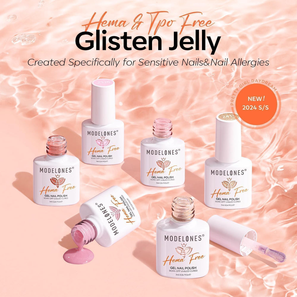 Modelones Jelly Gel Uso con base y capa superior para mayor durabilidad.