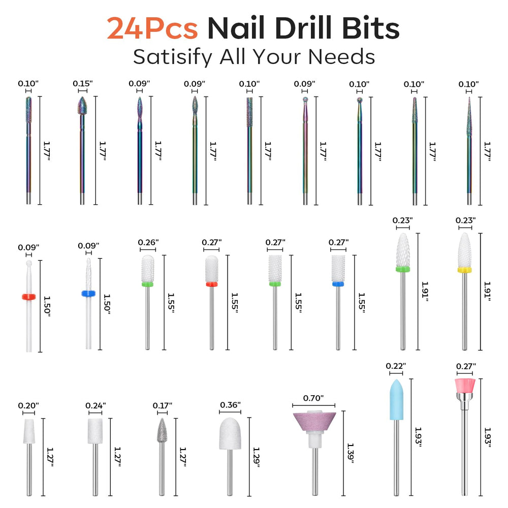 Modelones juego de formas para diferentes tareas de manicura