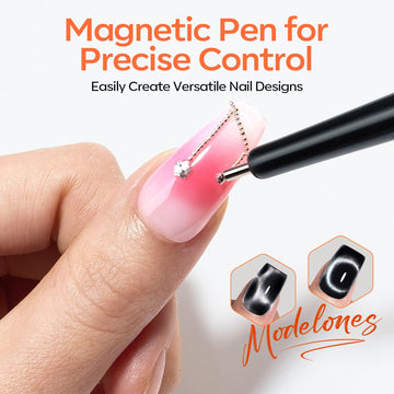 Modelones kit compacto para uñas, perfecto para viaje y uso diario.