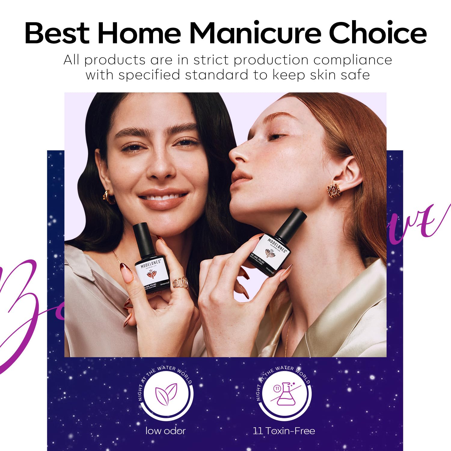 Modelones Kit Uñas Cat Eye DIY para crear arte en casa