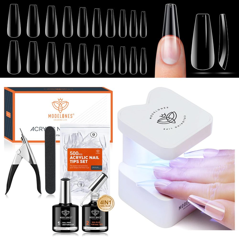 Modelones kit-unas-gel-9-en-1, uso doméstico para acabado profesional