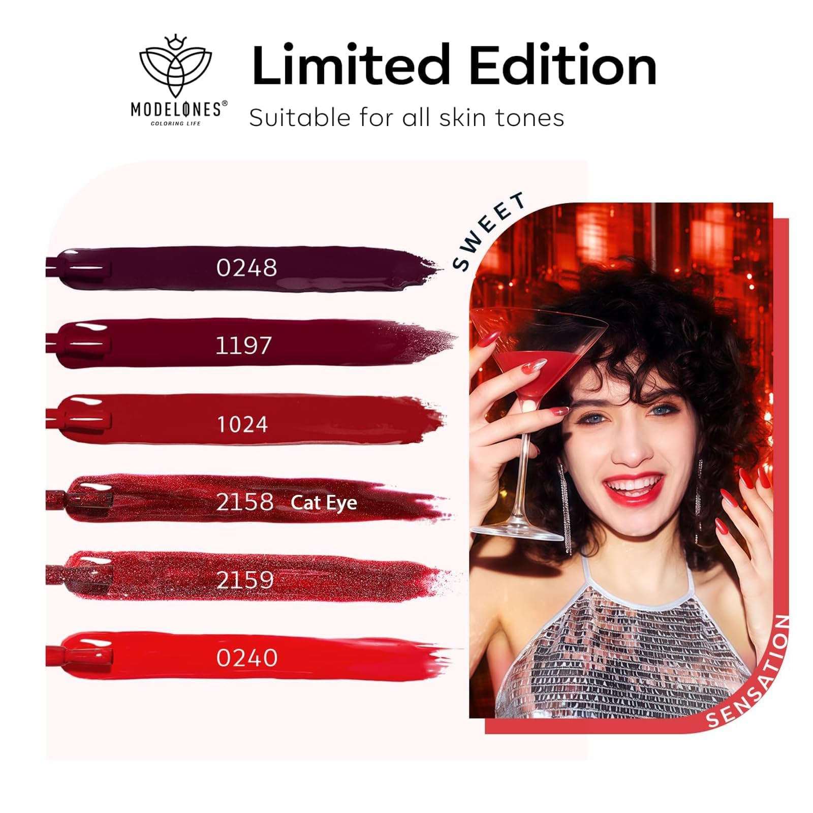 Modelones laca gel durabilidad de 28 días en uñas
