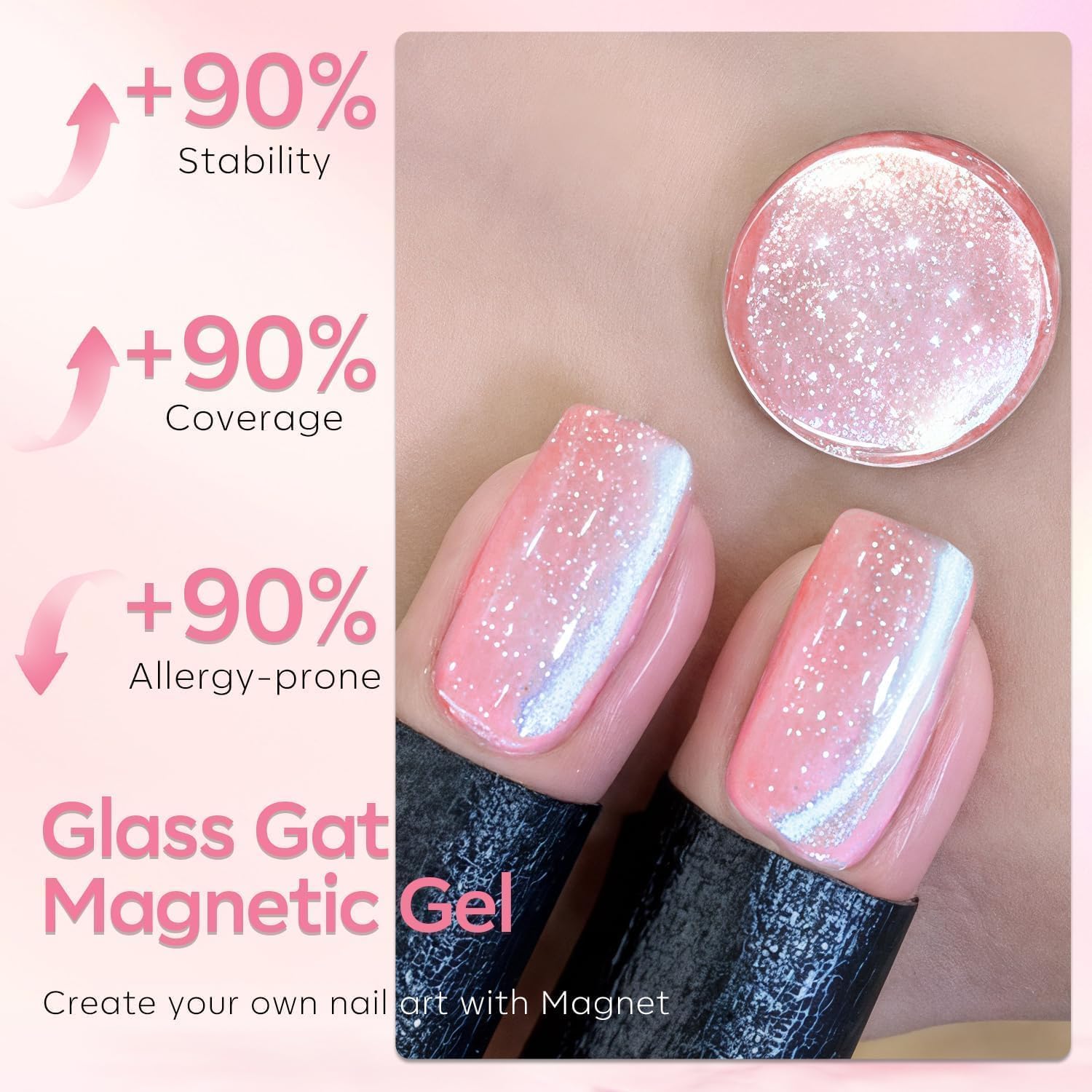 Modelones lámpara de curado para acelerar el proceso de manicura.