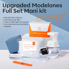 Modelones lámpara UV/LED portátil para curado rápido de gel.