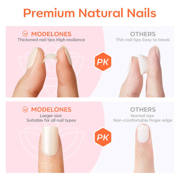 Modelones lima de uñas de doble cara para un acabado suave.